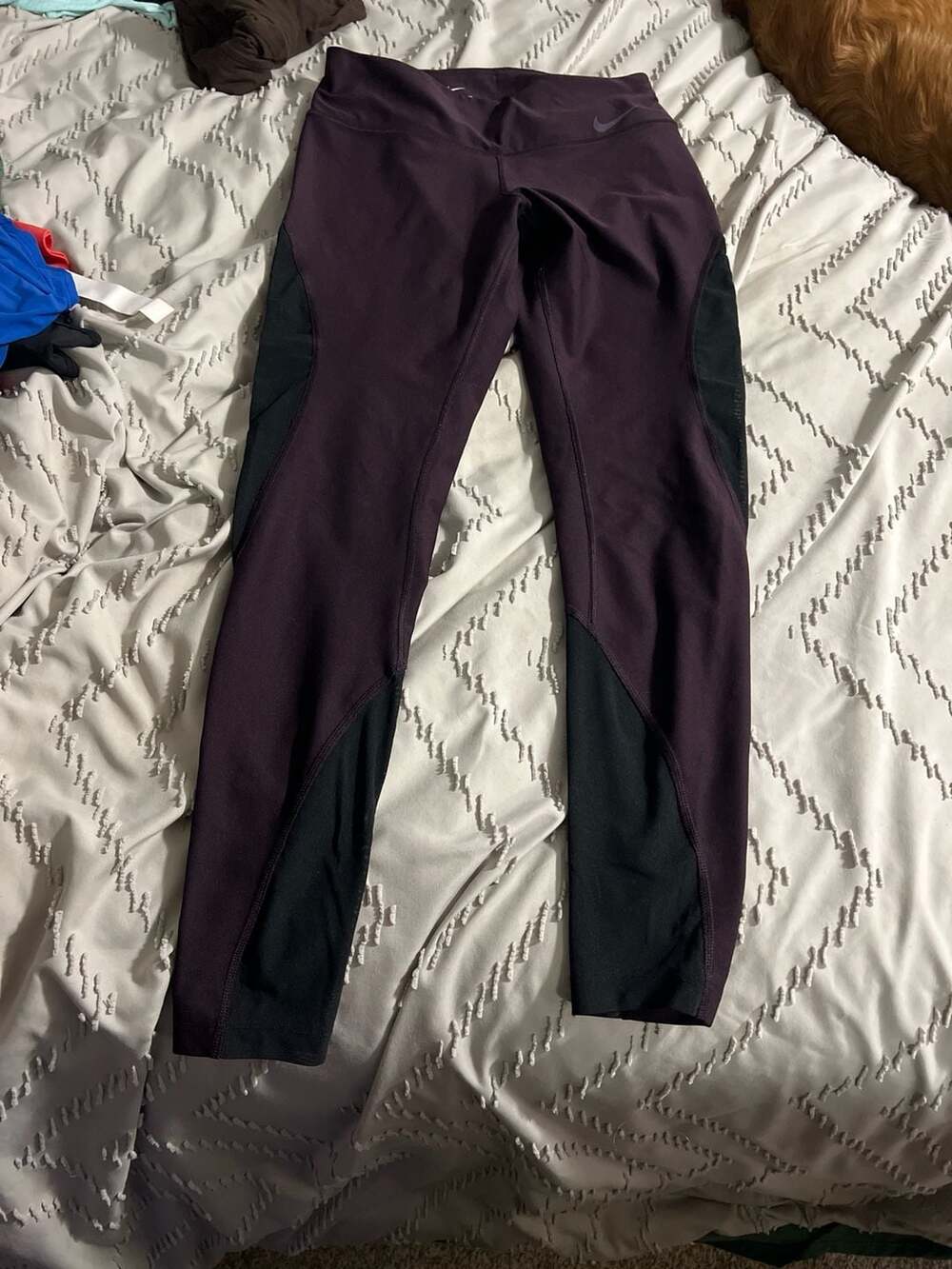 Nike Women's Dri-FIT Power Colorblock Mesh Training Leggings